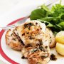 Chicken with rosemary and caper seasoning
