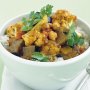 Chickpea and eggplant curry