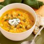Chickpea and leek soup