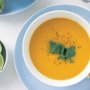 Chilled carrot and ginger soup