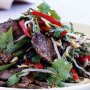 Chilli bean sprout and beef salad