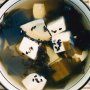 Clear soup with bamboo and tofu