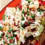 Colourful crunchy iceberg and almond salad