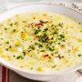 Corn and potato chowder with a hint of chilli