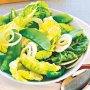 Cos, snow pea and fennel salad