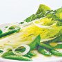 Cos and sugar snap pea salad