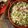 Couscous and pomegranate salad