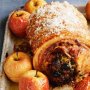 Crackled roast pork with prosciutto and herb stuffing