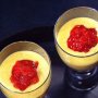 Cream of corn soup with roasted capsicum