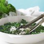 Creamed English spinach