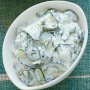Creamy cucumber and dill salad