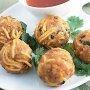 Crisp Thai meatballs
