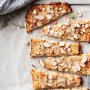 Crispy cauliflower pizza with almonds