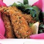 Crumbed fish fillets