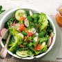 Crunchy cos and fennel salad with red grapefruit dressing