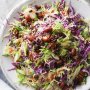 Crunchy noodle, cabbage and tamari-roasted seed salad