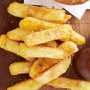 Crunchy thick-cut potato chips