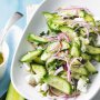 Cucumber, mint & feta salad