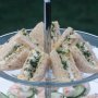 Curried egg and cress sandwiches