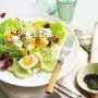 Curried egg garden salad
