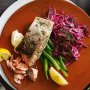 Dill & mustard salmon with beetroot slaw