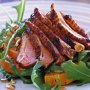 Duck and rocket salad with hazelnuts