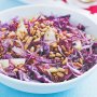 Edwinas red cabbage, spanish onion and pear salad
