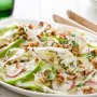 Fennel, apple and walnut salad with dill mayonnaise