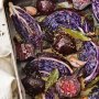 Fennel-roasted beetroot and cabbage