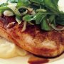 Fennel pork chops with potato and apple mash