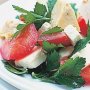 Feta, tomato and artichoke salad