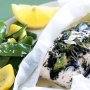 Fish parcels with lemon and dill