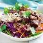 Five-spice lamb with red cabbage salad