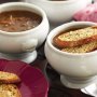 French onion soup with parmesan croutons