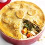 Gluten-free chicken and vegetable pie