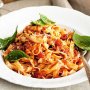 Gluten-free pasta with napoletana sauce