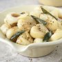 Gnocchi with burnt sage butter