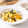 Gnocchi with sweet potato, burnt butter and sage