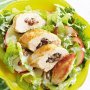 Gorgonzola chicken with apple and celery salad