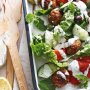 Greek lamb meatball salad