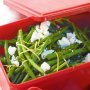 Green bean and feta salad with dill