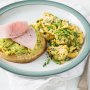 Green eggs and ham crumpets