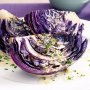 Grilled cabbage with cream sauce