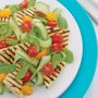Haloumi, tomato, cucumber and mint salad