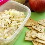 Ham & egg salad with crackers
