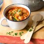 Hearty bean and pasta soup