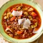 Hearty lentil and vegie soup