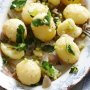 Herb and garlic potato salad