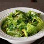 Herb salad with lemon dressing