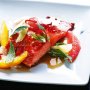 Hot-smoked salmon with sweet chilli, citrus and mint